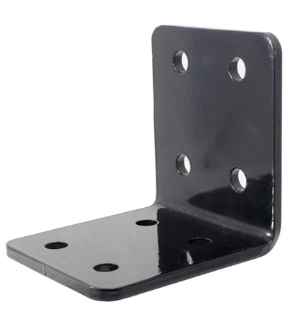Beam Bracket, 4" X 4" X 3.5” Heavy Duty Corner Bracket. Fireplace Mantel Brackets Made of Premium Heavy Duty Alloy Steel. Corner Steel - size: 4X4X3.5, style: Black 4 PCS