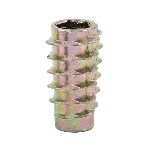 E-Z LOK Knife Thread Insert for Soft Wood, Hex Flush, 0.25-20, 50 ct - size: 1/4"-20 Internal Threads, 0.789"