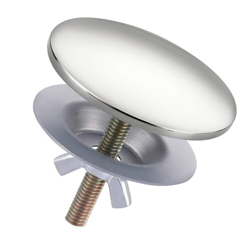 Kitchen Sink Hole Cover, Faucet Hole Cover for Kitchen Sink, Tap Hole Plate Stopper Cover Blanking Brass Metal Plug, Polished Nickel - color: Polished Nickel