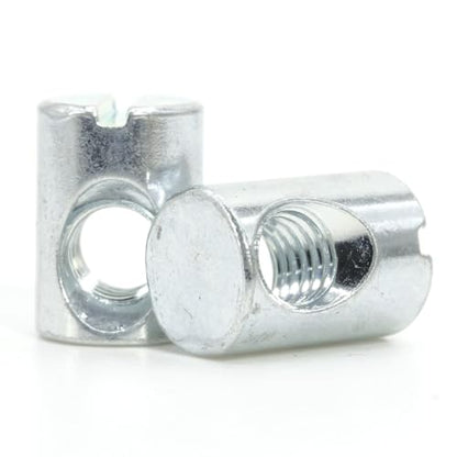 ReplacementScrews M6 x 14mm Cross Dowel Barrel Nuts with Offset Hole