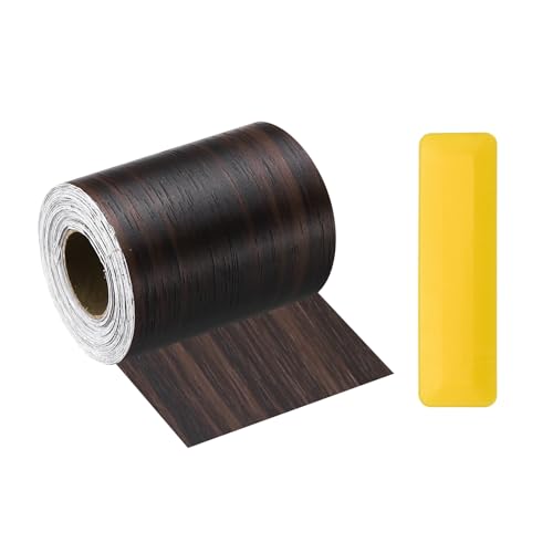 HARFINGTON Wood Grain Repair Tape 3" x33ft Self-Adhesive Repair Patch - color: Black Walnut, size: 3" x 33ft