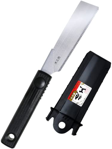 KAKURI Mini Japanese Pull Saw with Sheath 4.3", Small Woodworking Hand Saw - style: Japanese Pull Saw