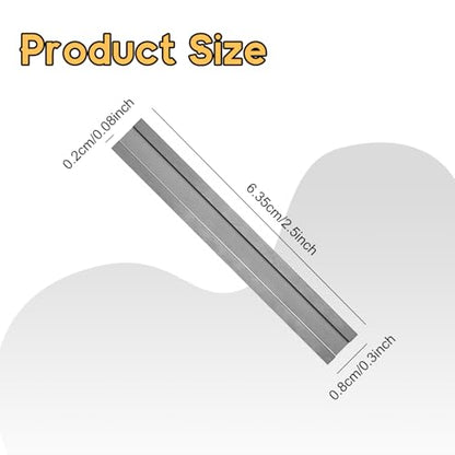 Carbide Scraper Blades, 2-Pack 2.5" Hard Double-Edged Tungsten Steel
