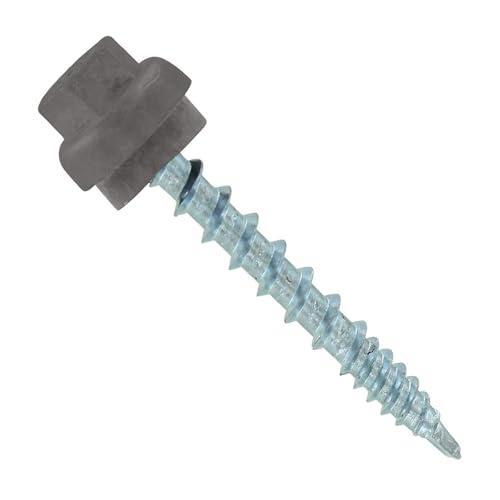 ST Fastening ZXL Woodbinder Metal Roofing Screws #10 x 1-1/2" - color: Ash Gray, size: #10 x 1-1/2"