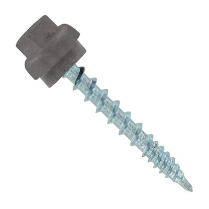 ST Fastening ZXL Woodbinder Metal Roofing Screws #10 x 1-1/2" - color: Ash Gray, size: #10 x 1-1/2"