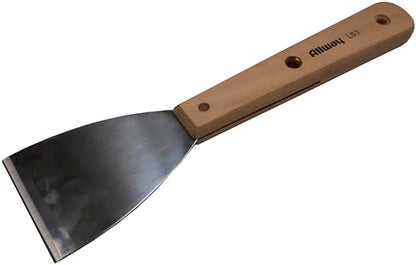 ALLWAY LS3 Long Wood Handle Burn-Off Scraper, 3"