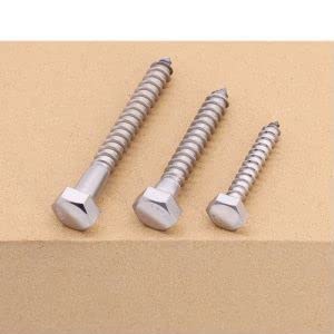 1/2 x 2-1/2" (6 pcs) Hex Lag Screws Bolts, 304 Stainless Steel 18/8, Hexagon Head Wood Screws for Heavy Duty Applications Like Deck Fence Floor - size: 1/2 x 2-1/2