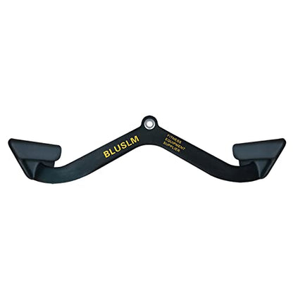 BLUSLM LAT Pull Down Bar for Cable Machine, LAT Pulldown Attachments T-bar V-bar Cable Attachment for Gym, Back Tricep Strength Training Handle - size: 24.4 Inch-1 Pack