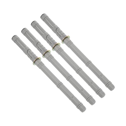 uxcell 4 Pcs Floating Shelf Brackets, Metal Hidden Shelf Support Brackets 0.6" x 5.5" Invisible Shelf Brackets with Screws for Floating Wood Shelves (Silver Tone) - size: 0.6" Dia x 5.5" Length