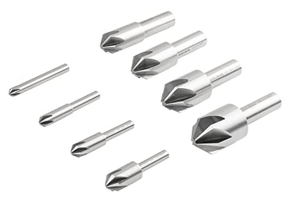 Accusize Industrial Tools HSS Countersink Set, 90°, 0206-2016 - size: 90°