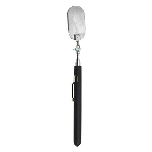 Ullman Devices HTB-2T Oval Pocket Telescoping Inspection Mirror, 1" x 2" Mirror, 5-5/26" to 28-1/4" Handle