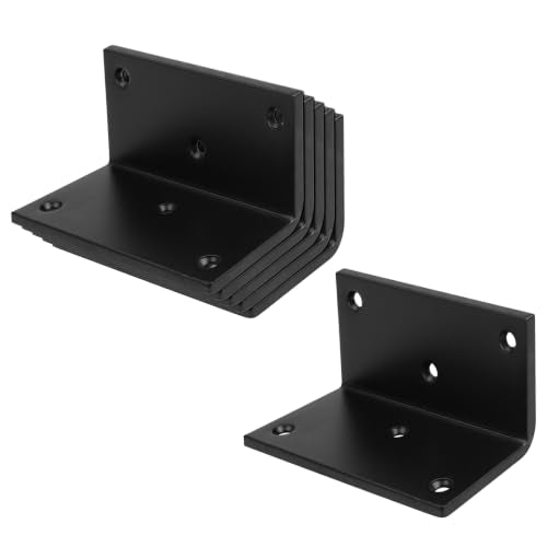 6 PCS 2"x2"x4" L Angle Bracket, Corner Brace for Wood, Countersink - size: 2" x 2" x 4"