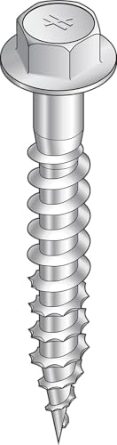 Simpson Strong-Tie SD10112R500 - #10 x 1-1/2 Inch Strong Drive SD Connector Screws - 1/4 Inch Hex Head, Galvanized Coating, Hex Bit Included, for Construction, Home Improvement (Box of 500)