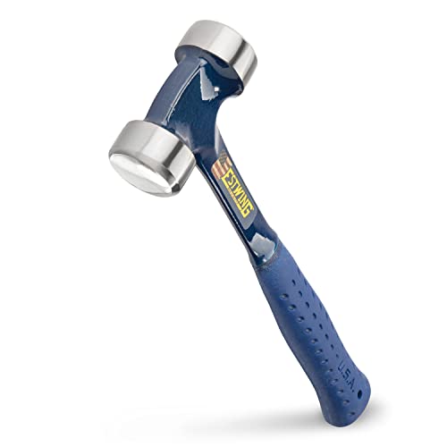 Estwing Lineman's Hammer - 40 oz Electrical Utility Tool with Smooth Face & Shock Reduction Grip - E3-40L , Blue - style: Smooth Face