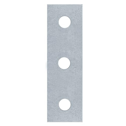 heneng 9 Pack Strut Flat Plate Hardware for 1-5/8" Strut Channel,5-3/8" L - size: Length:5-3/8"