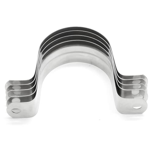 10Pcs 2-3/8 Inch Stainless Steel Conduit Clamps - size: 2-3/8" / 60mm