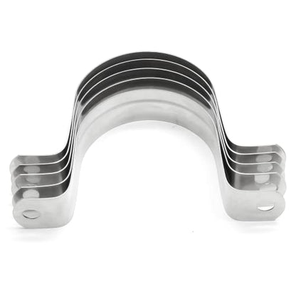 10Pcs 2-3/8 Inch Stainless Steel Conduit Clamps - size: 2-3/8" / 60mm