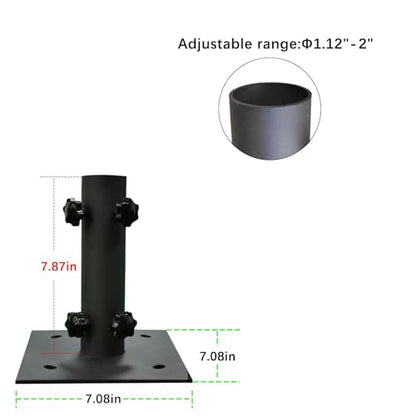 Umbrella Base for Φ1.2''-Φ2.2'' Pole, Patio Umbrella Stand Outdoor