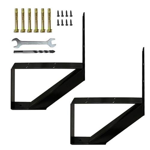 1 Step Metal Stair Step Steel Riser Stringers for 12.0" Height Deck, 2Packs - size: 1 Step