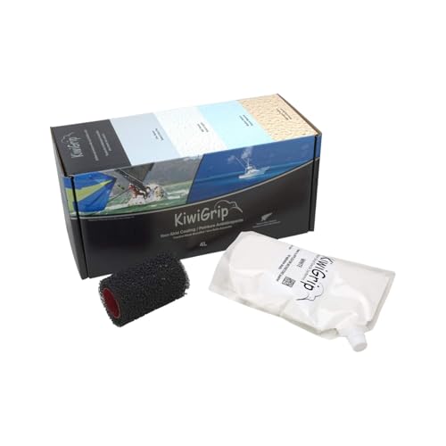 KiwiGrip Non-Skid Coating - White, 4 Liters - color: White, size: 135.25 Fl Oz (Pack of 1)