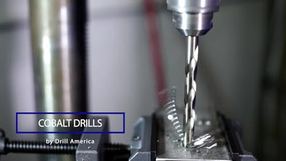Drill America - GLBCOX121/4 1/4" x 12" Cobalt Aircraft Extension Drill Bit, GLBCO Series - size: 2 in, style: 12" Length