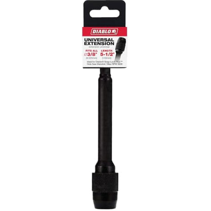 Diablo Universal Extension for Drills - 3/8" Hex, 5-1/2" Length - size: 5-1/2" x 3/8"