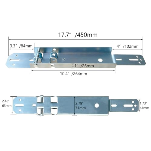 Zadery Garage Door Operator Bracket, 18 in Reinforcement Stability Bracket