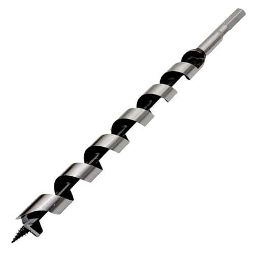 3/4 Inch x 12 Inch Wood Auger Drill Bit for Tree Stump Drilling - size: 3/4 Inch