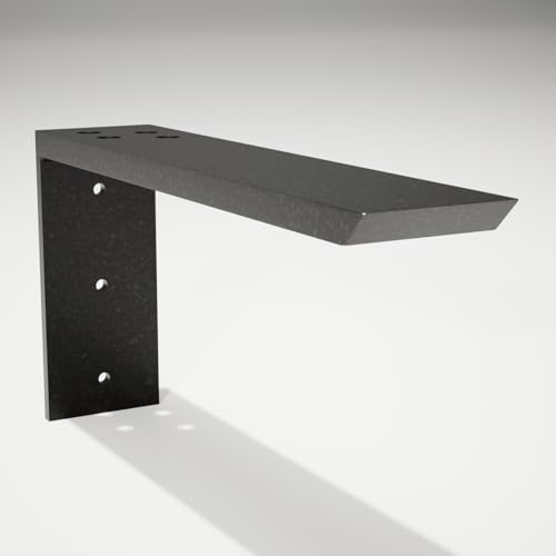 Heavy Duty American Steel Countertop Support 8 Inch Steel L-Bracket, Support for countertops and Various Home Renovation Projects, Made By Original Granite Bracket - size: 8 Inches, style: A36 Cold Roll Steel