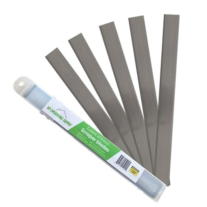 8-Inch Floor Scraper Blades, 5 Pack Replacement - size: Pack of 5