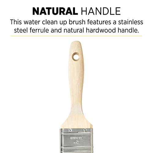 Minwax 427320008 Polycrylic Wood Stain Brush, 2”, White - size: 2 Inch