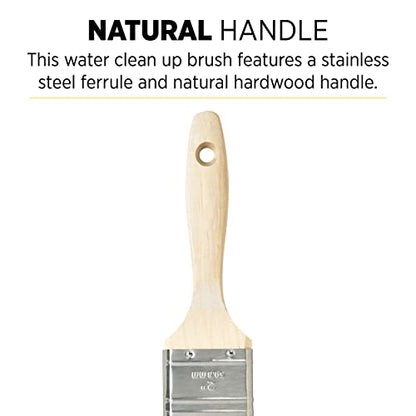 Minwax 427320008 Polycrylic Wood Stain Brush, 2”, White - size: 2 Inch