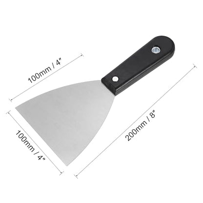 4Pcs 4" Putty Scraper Spatula Edge Drywall Repair Spreader