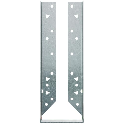 Simpson Strong-Tie HUC412Z HUC Heavy Concealed-Flange Face-Mount Joist Hanger - Nominal Joist Size: 4x12, ZMAX Galvanized Coating, Heavy Duty Steel Construction
