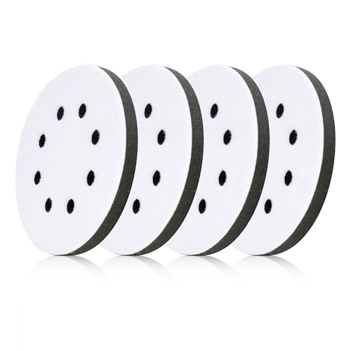 5-Inch 8 Holes Soft Sponge Cushion Interface Buffer Pad, Pack of 4 - size: 5inch-8holes-4pcs