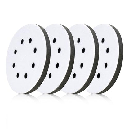 5-Inch 8 Holes Soft Sponge Cushion Interface Buffer Pad, Pack of 4 - size: 5inch-8holes-4pcs