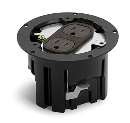 Round Floor Box Kit (Screw Plugs, Brass) - color: Brass, size: Round - Screw Plugs