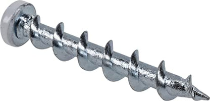 Hillman Borefast Drywall Anchors, 1-1/2in Pan Head, 75 Pack, White - color: White