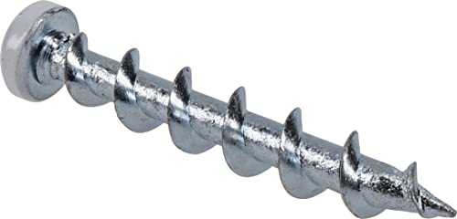 Hillman Borefast Drywall Anchors, 1-1/2in Pan Head, 75 Pack, White - color: White