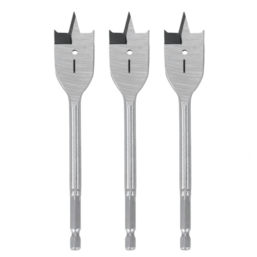 1 inch Wood Spade Drill Bit Wood Paddle Flat Bit 3 PCS