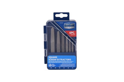 Century Drill & Tool 73214 Square Screw Extractor Set, 6 Piece - size: 6 Piece