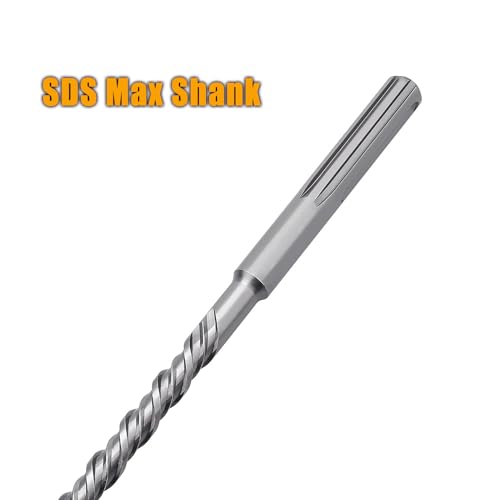 5/8" x 13-3/8" SDS Max Rotary Hammer Drill Bit, Carbide Tipped Concrete Bit - size: 5/8 in x 13-3/8 in