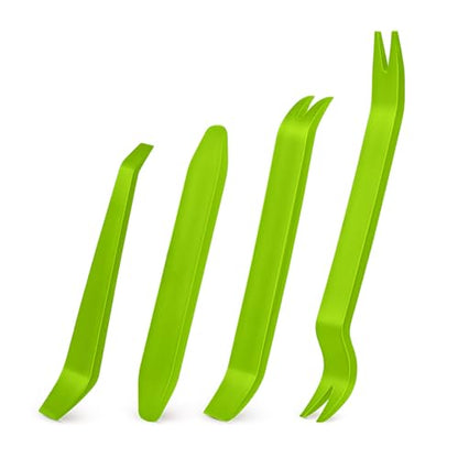 GOOACC Auto Trim Removal Tool Kit No-Scratch - color: 4PCS Trim Removal Tool Green