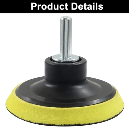 3 Inch Hook & Loop Sanding Backing Pads, 2 Pack - size: 3 Inch