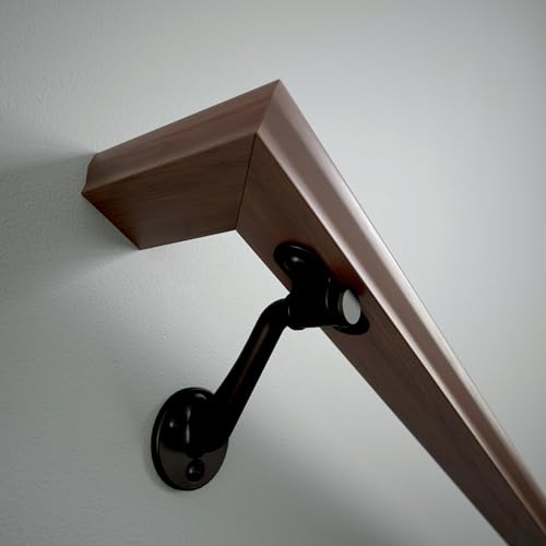 Franklin Brass Bar 3 in. (76 mm) Handrail Bracket in Matte Black (4-Pack), B47249D-FB-C - color: Matte Black