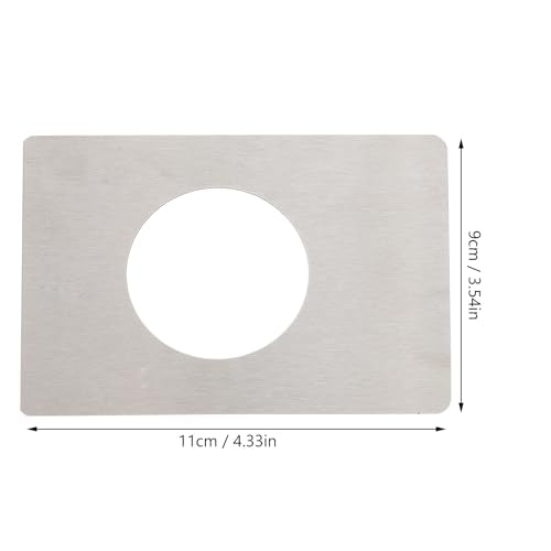 2pcs Stainless Steel Door Strike Plate and Reinforcement Kit for Lock Repair and Door Knob Support Garage and Home Replacement