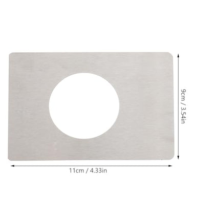 2pcs Stainless Steel Door Strike Plate and Reinforcement Kit for Lock Repair and Door Knob Support Garage and Home Replacement