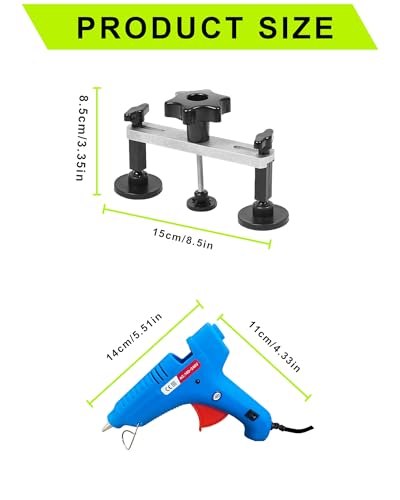 22pcs Car Dent Puller Kit,Paintless Dent Repair Kit - color: 22pcs