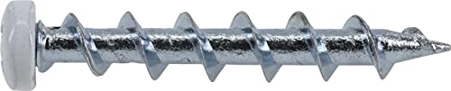 Hillman Borefast Drywall Anchors, 1-1/2in Pan Head, 75 Pack, White - color: White