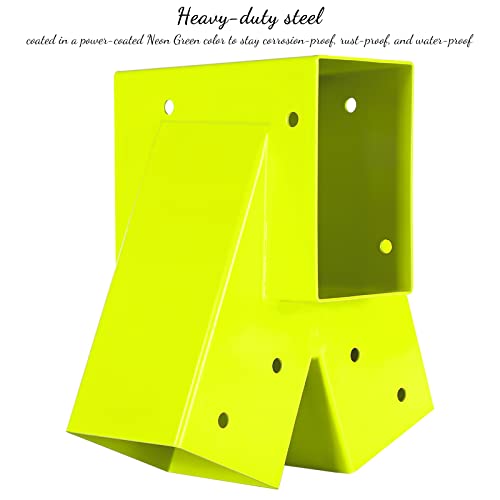 Highpro Swing Set Middle Bracket - Wooden A-Frame Hardware Parts With All Mounting Hardware - color: 90° A-frame Swing Set Bracket